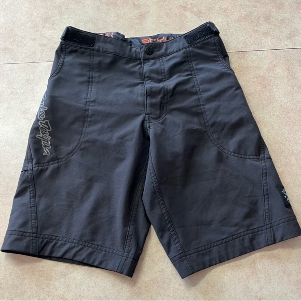 Troy Lee Designs Skyline Dark Grey Youth Long Shorts